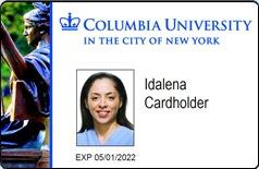 Sample Columbia ID card