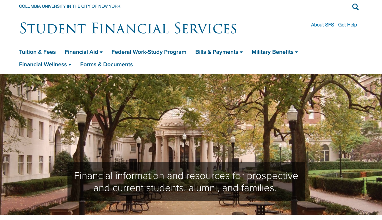 SFS homepage