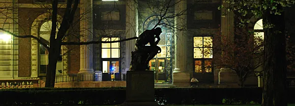 Kent Hall at night
