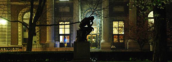 Kent Hall at night